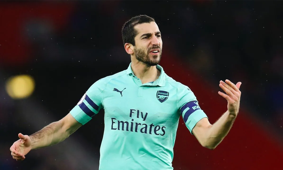 Arsenal : Henrikh Mkhitaryan out 6 semaines