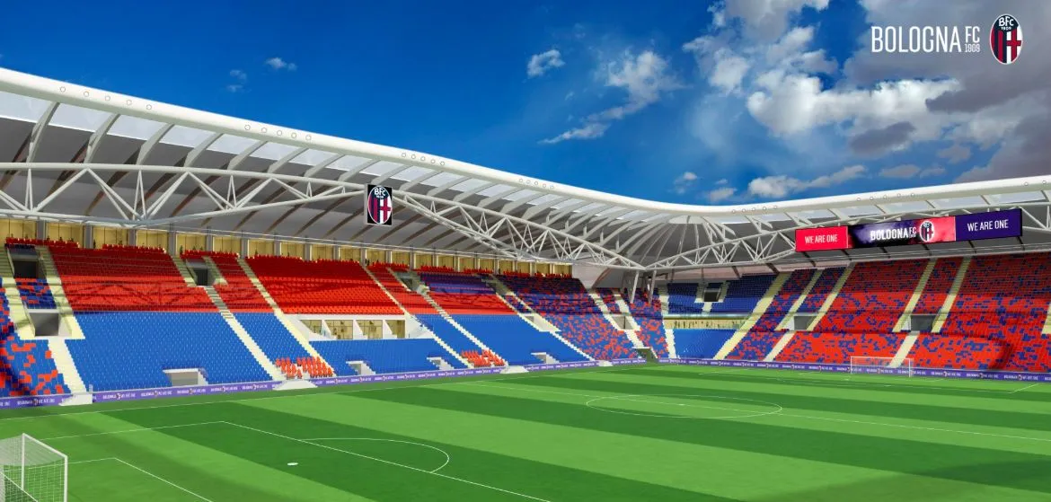 Bologne dévoile les images de son futur stade