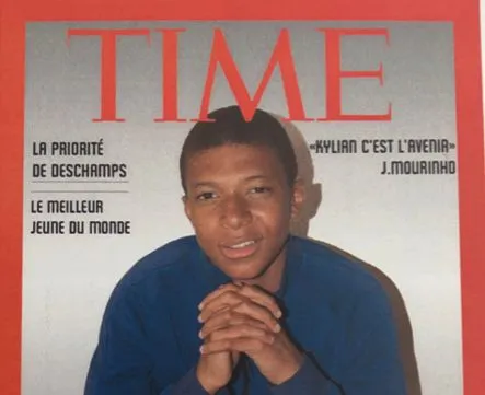 Quand Mbappé se voyait en Une du Time&#8230; à 15 ans (via SO FOOT CLUB)