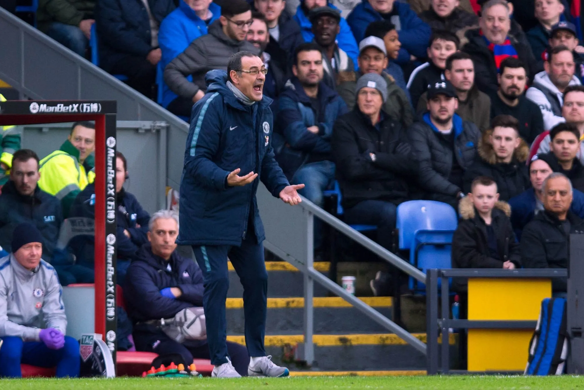 Sarri : «<span style="font-size:50%">&nbsp;</span>Un groupe très difficile à motiver<span style="font-size:50%">&nbsp;</span>»