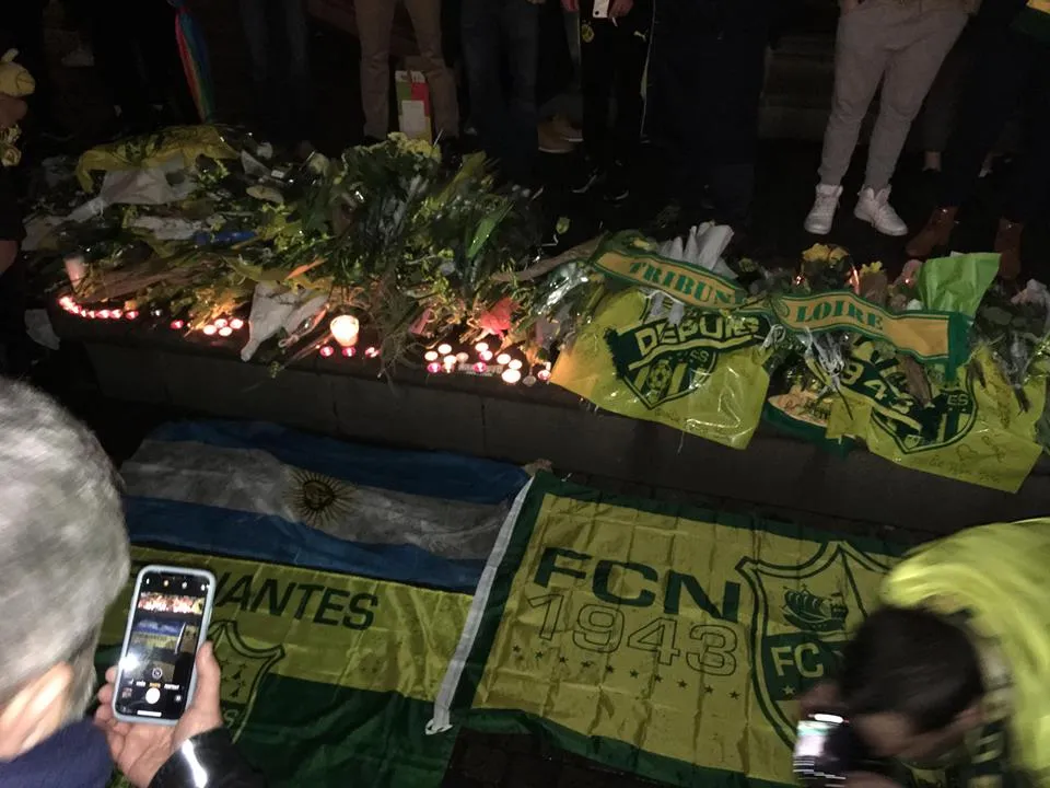 Et Nantes clama son amour pour Emiliano Sala…