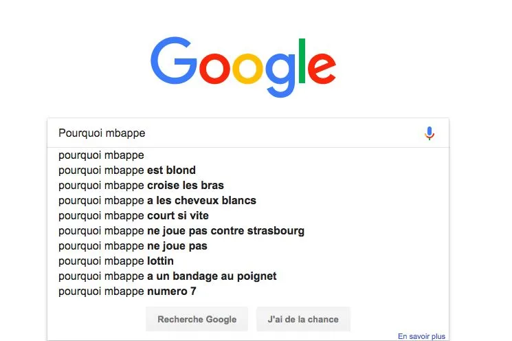 « OK Google, dis-moi pourquoi Mbappe… »
