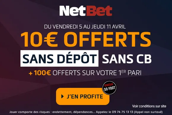 EXCLU : 10€ offerts GRATUITEMENT pour parier sans sortir sa CB