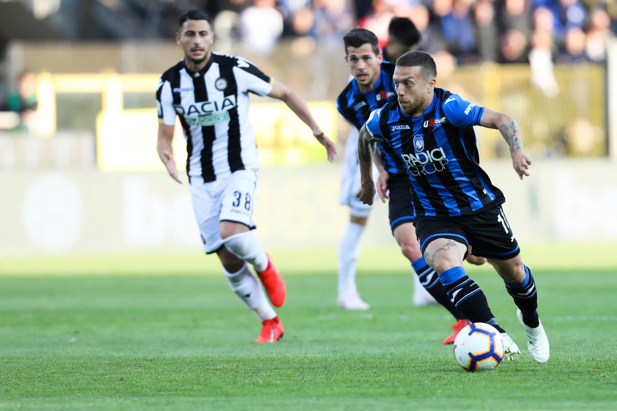 L&rsquo;Atalanta s&rsquo;impose sur la fin contre Udinese