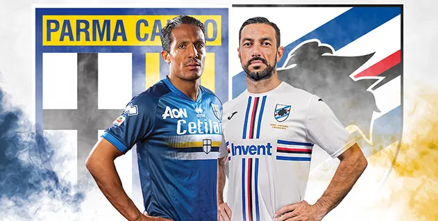 Parme et la Samp célèbrent leur amitié avec des maillots mashup