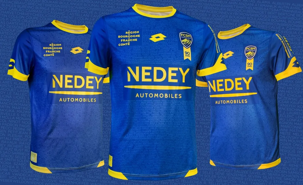 Un maillot pour les 90 ans du FC Sochaux