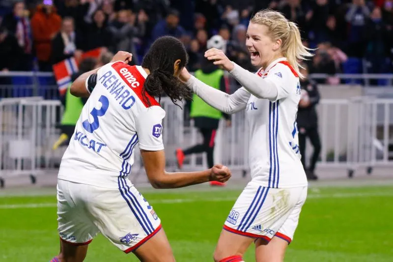 L’OL féminin écrabouille le PSG dans la «<span style="font-size:50%"> </span>finale<span style="font-size:50%"> </span>» de D1