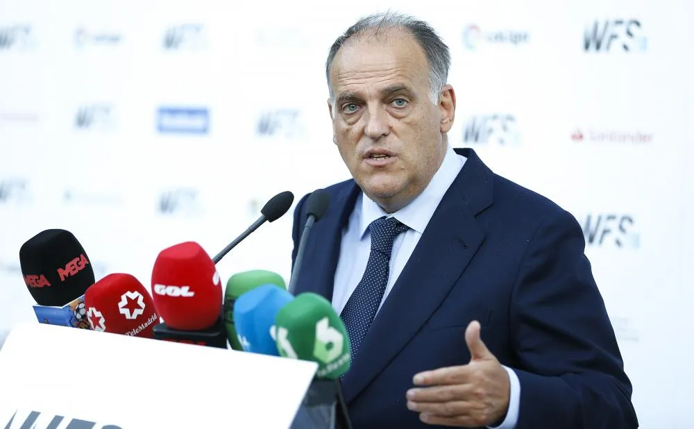 Tebas ne veut plus que le PSG et City jouent l’Europe