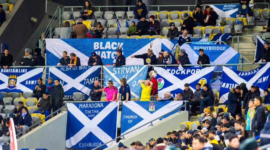 Les supporters écossais mettent l’ambiance à Bruxelles