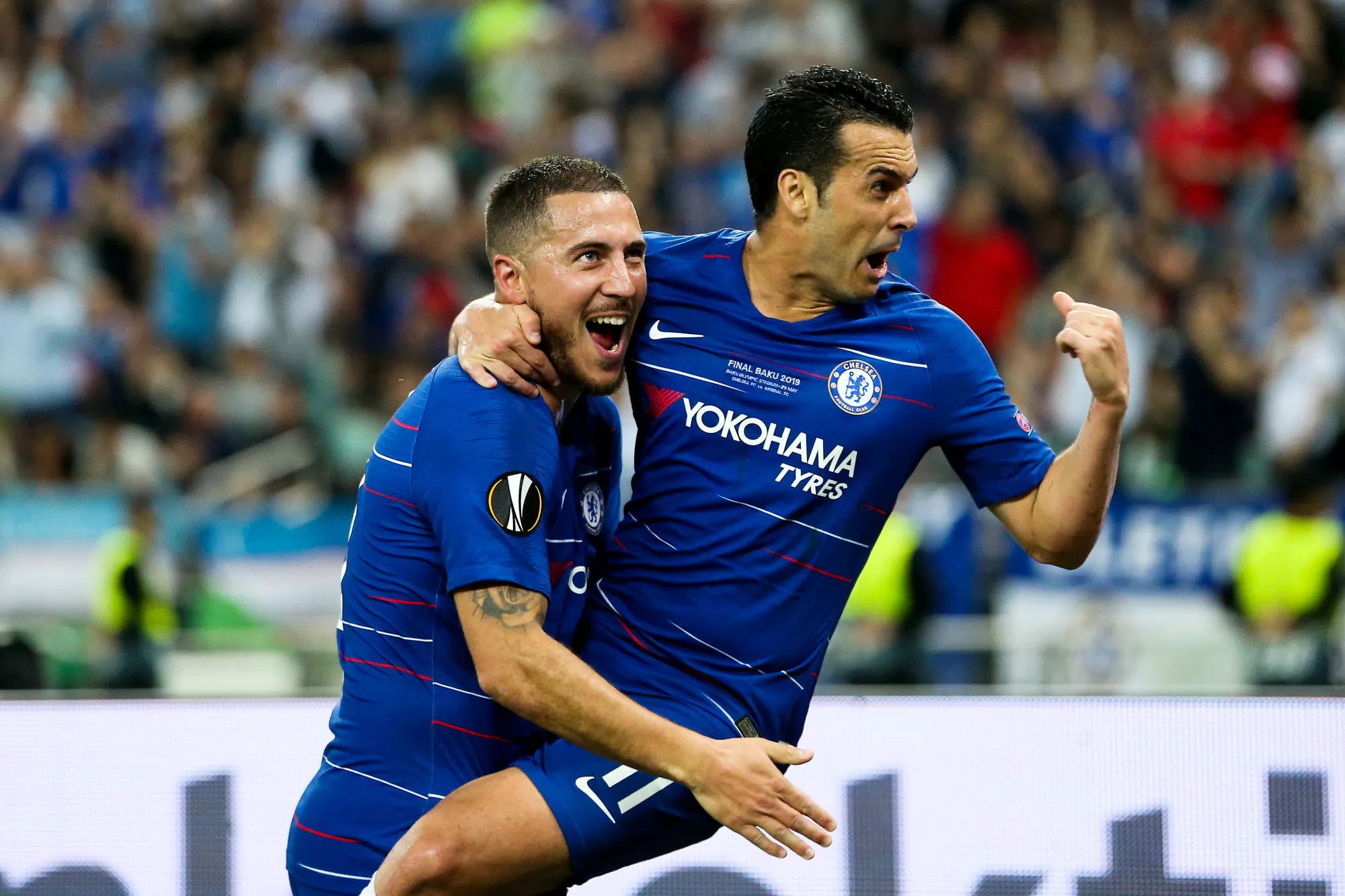 Hazard soigne son départ en gagnant l&rsquo;Europa League