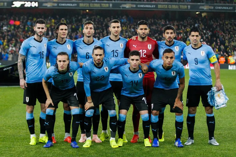 L’Uruguay avec Suárez, Cavani et Godín