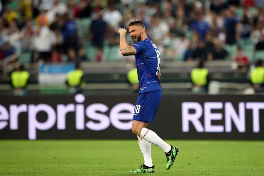 Giroud : «<span style="font-size:50%">&nbsp;</span>Je suis vraiment content pour Sarri<span style="font-size:50%">&nbsp;</span>»