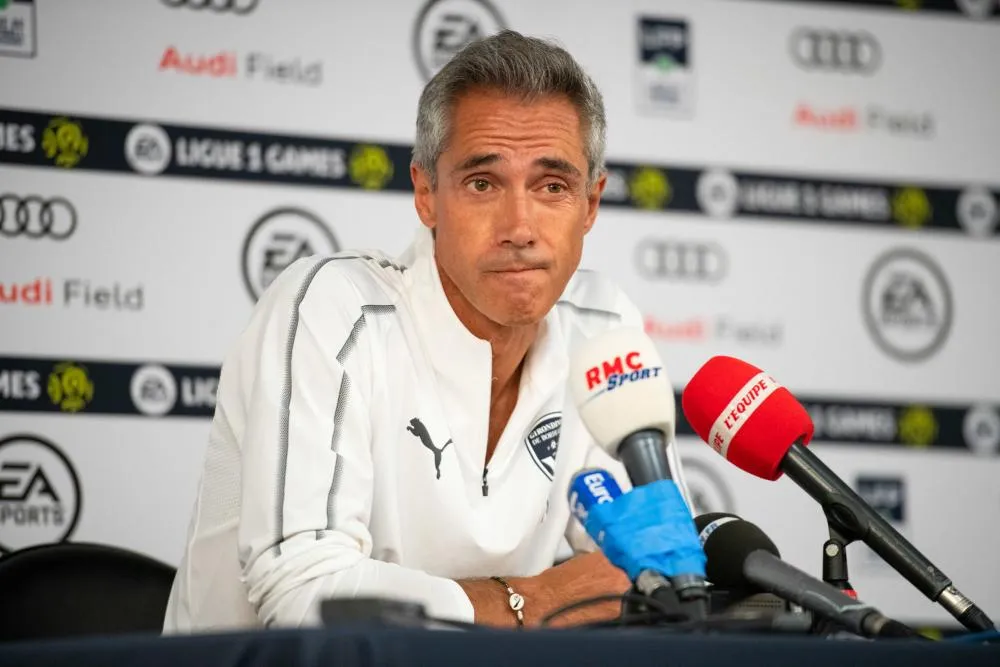 Paulo Sousa : «<span style="font-size:50%">&nbsp;</span>Attendez le début du championnat, vous verrez, nous serons meilleurs<span style="font-size:50%">&nbsp;</span>»