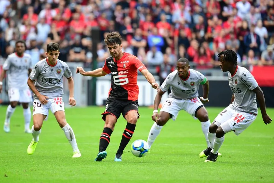 Nice fait chuter Rennes sur le gong