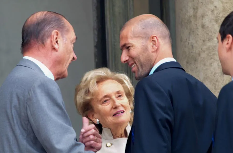 Zidane rend aussi hommage à Jacques Chirac