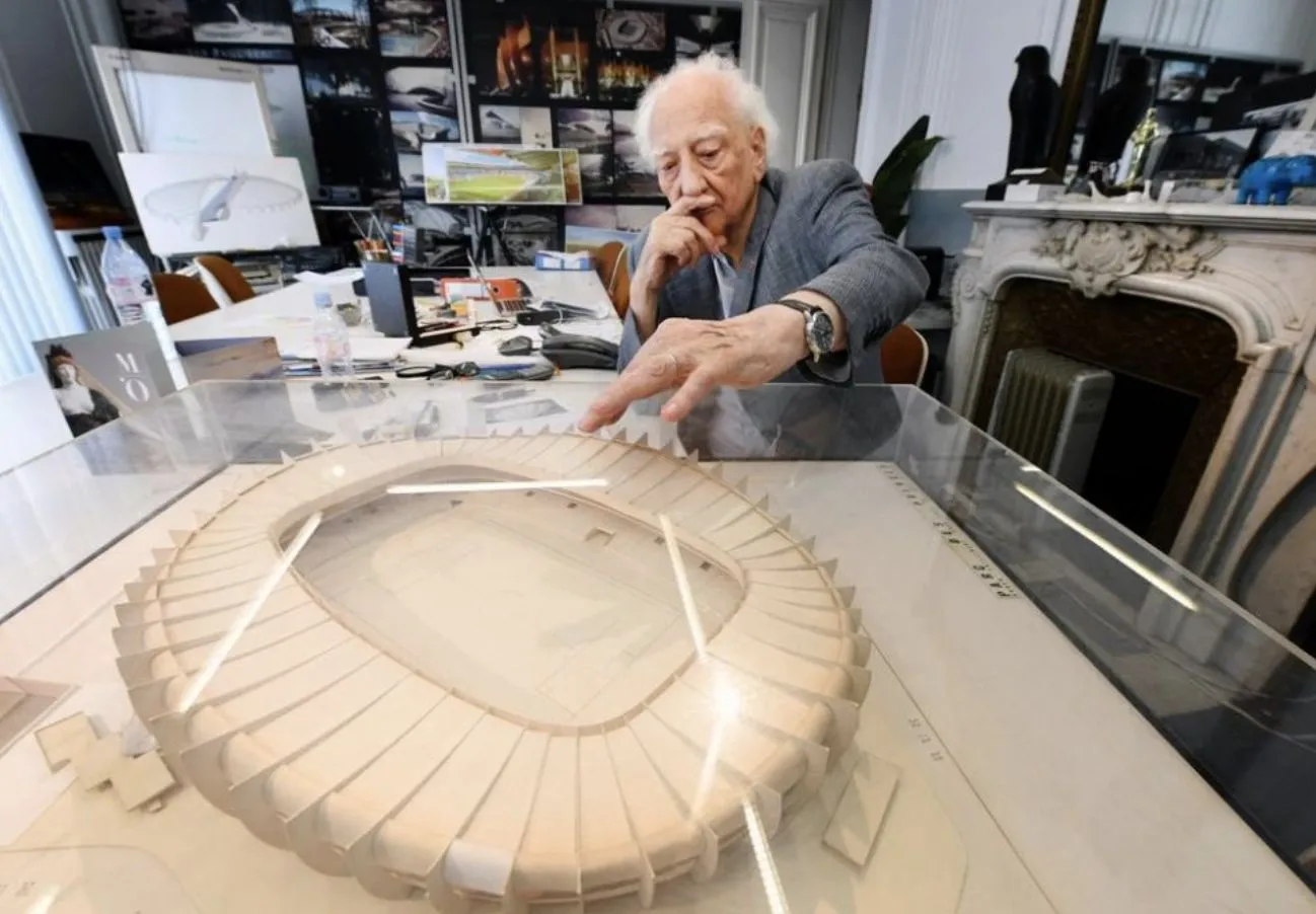 Roger Taillibert : Le Parc des Princes, ce ventre de l’architecte