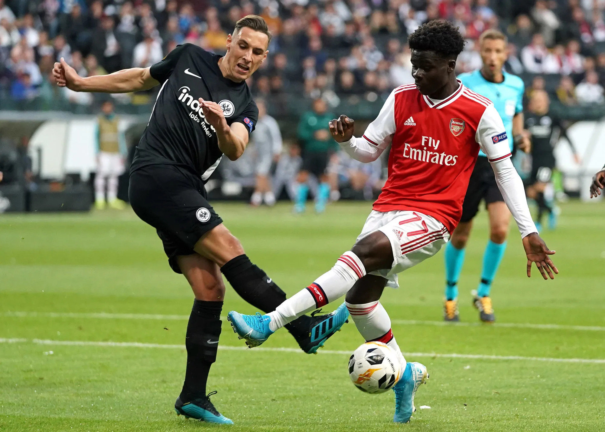 Arsenal broie Francfort, la Lazio chute à Cluj, Dudelange dans l’histoire