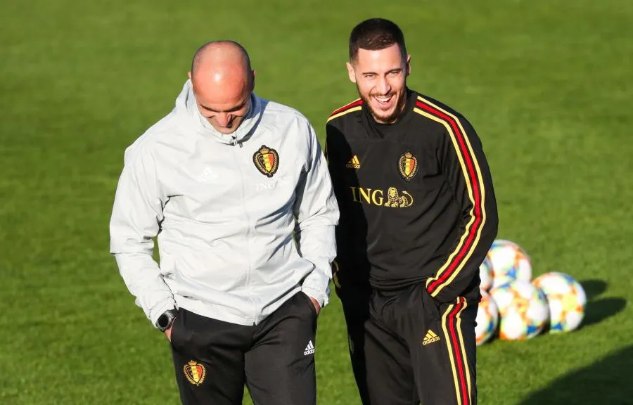 Roberto Martínez : «<span style="font-size:50%">&nbsp;</span>Hazard n’est pas si gros<span style="font-size:50%">&nbsp;</span>»