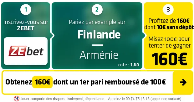 Pronostic Finlande Arménie : Analyse, prono et cotes du match des éliminatoires de l&rsquo;Euro 2020