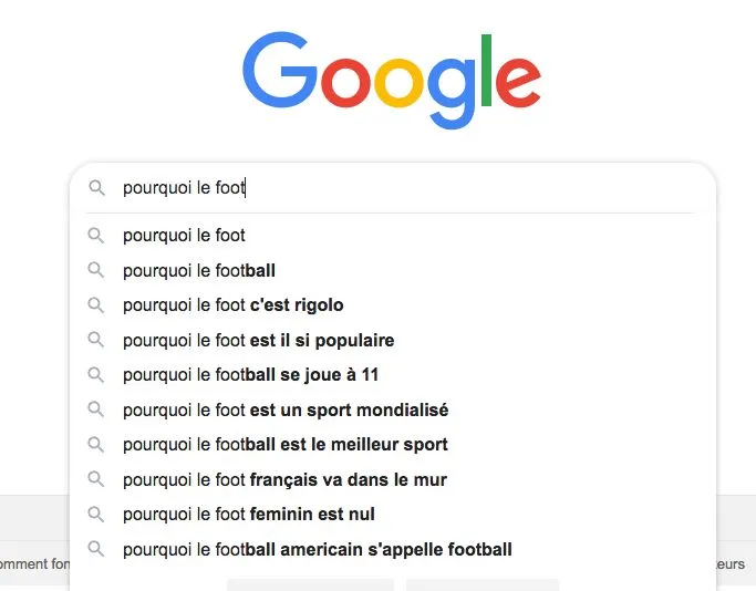 «<span style="font-size:50%">&nbsp;</span>OK Google, dis-moi pourquoi le foot…<span style="font-size:50%">&nbsp;</span>»