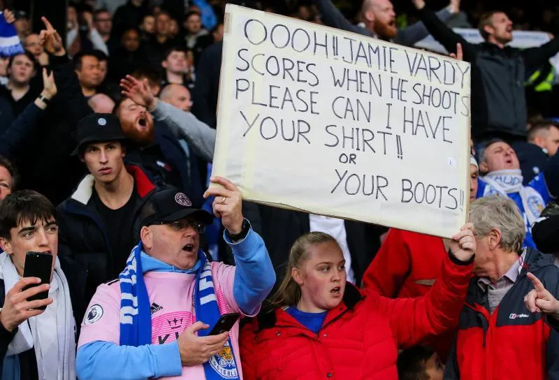 Jamie Vardy élu joueur du mois en Premier League
