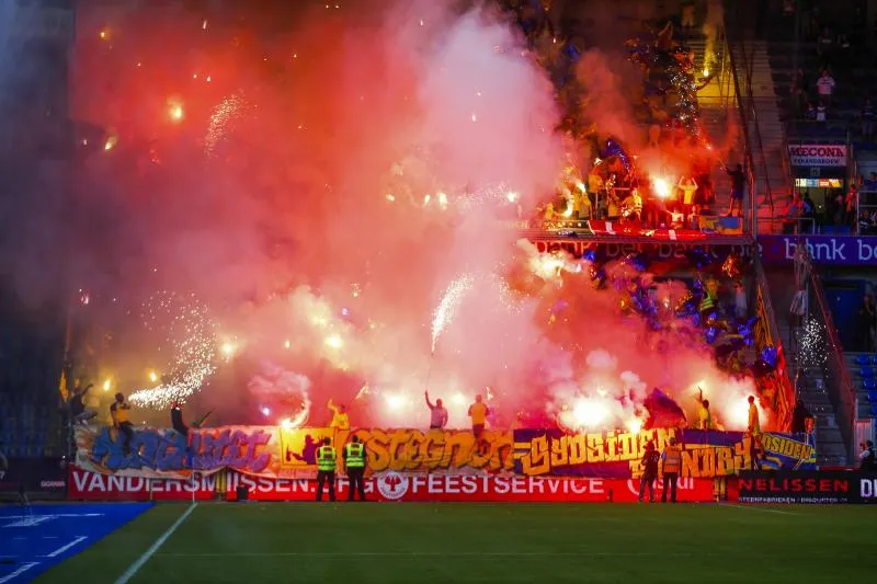 Au Danemark, Brøndby inaugure ses fumigènes «<span style="font-size:50%">&nbsp;</span>froids<span style="font-size:50%">&nbsp;</span>»