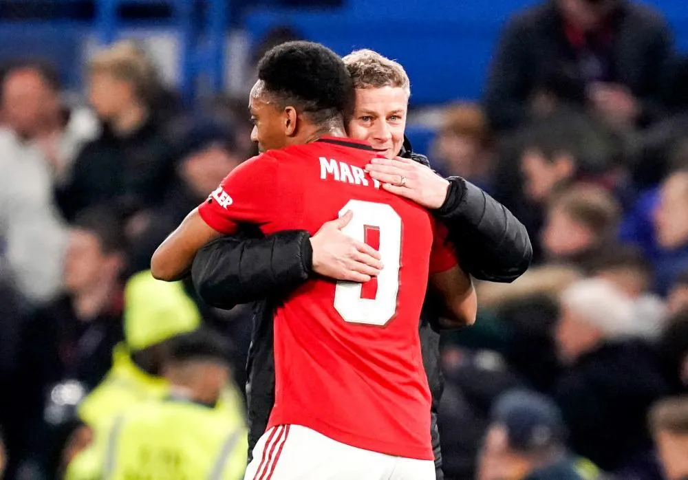 Solskjær se dit «<span style="font-size:50%">&nbsp;</span>ravi<span style="font-size:50%">&nbsp;</span>» de Martial