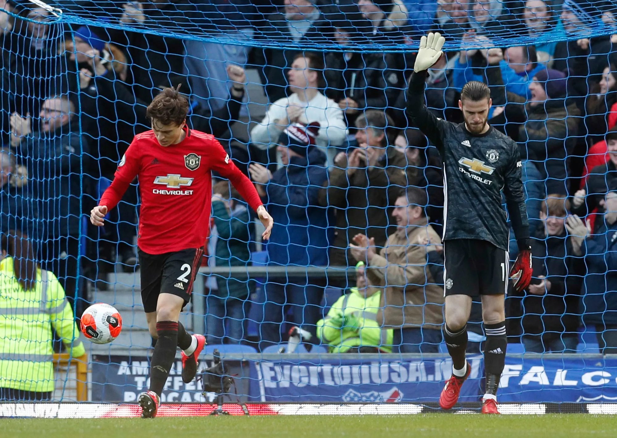 La grosse boulette de De Gea contre Everton