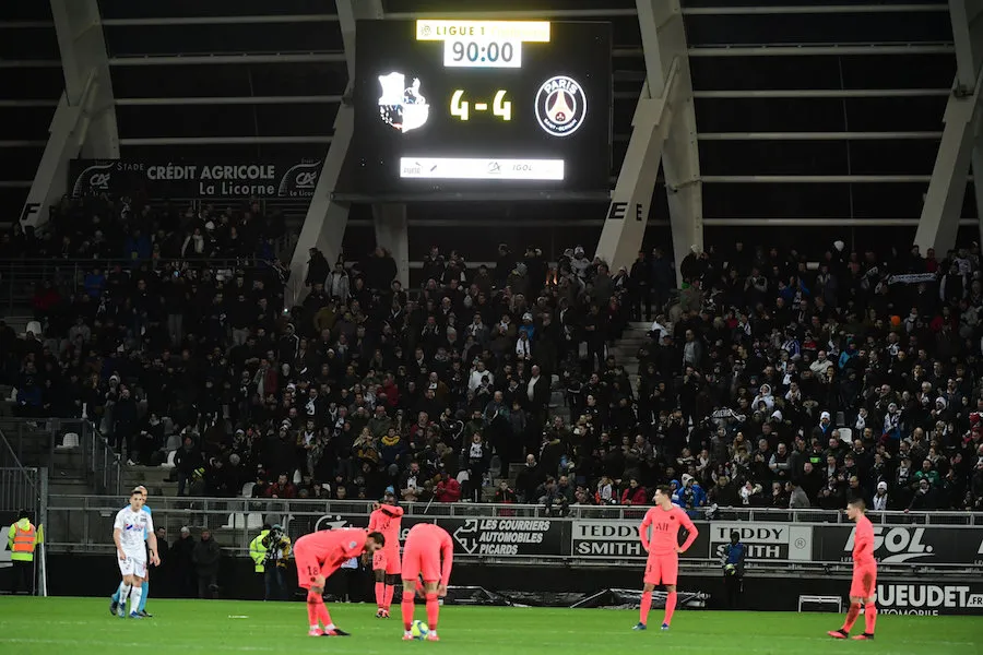 Avant Dortmund, le PSG se fait secouer par la folie à Amiens