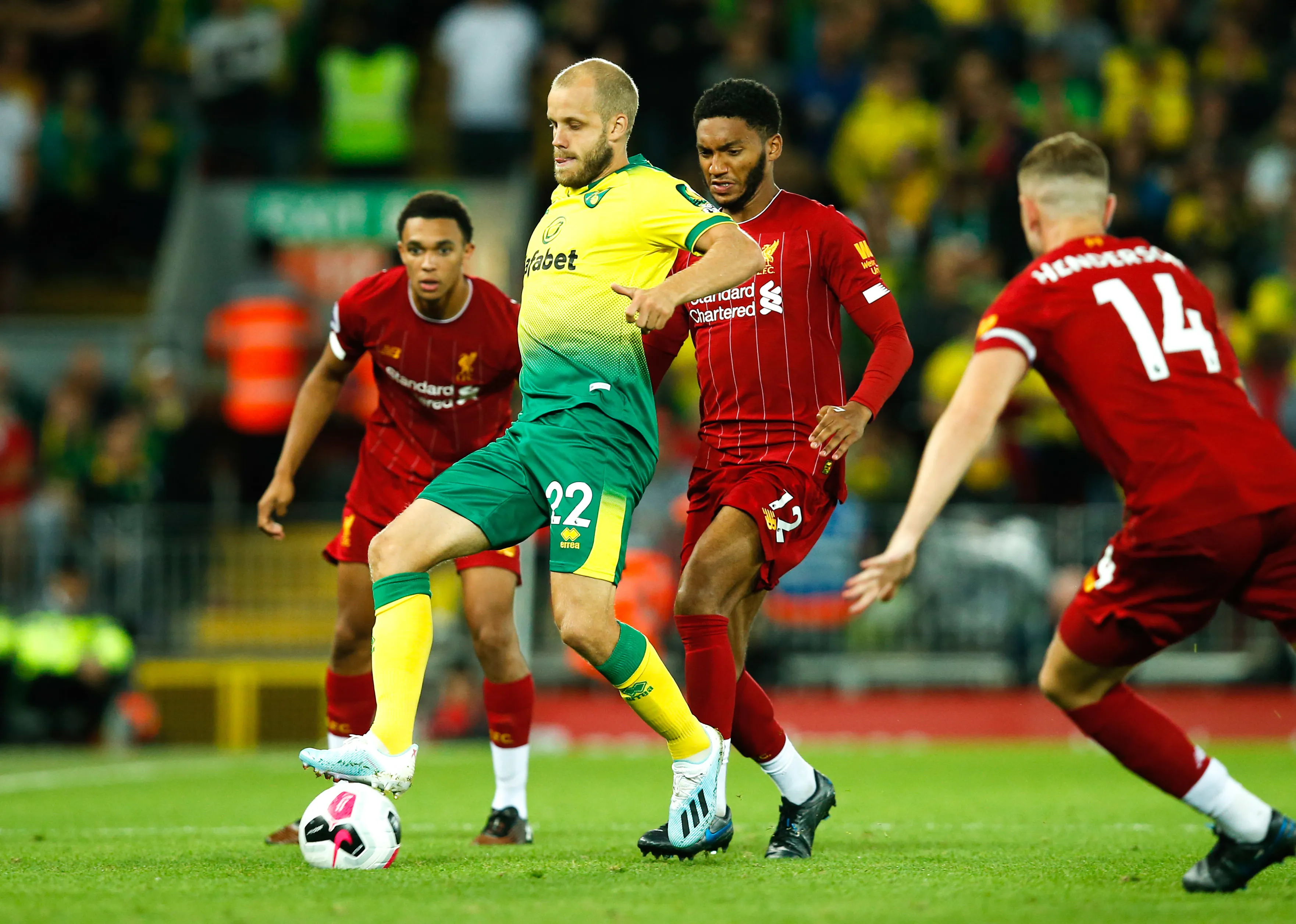 En direct : Norwich – Liverpool