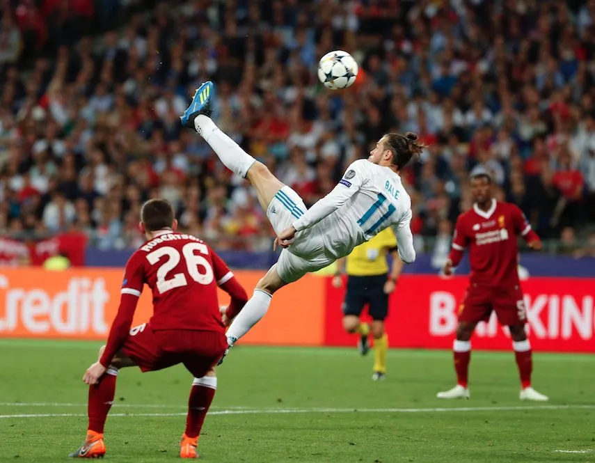 Gareth Bale reproduit son but contre Liverpool depuis son salon