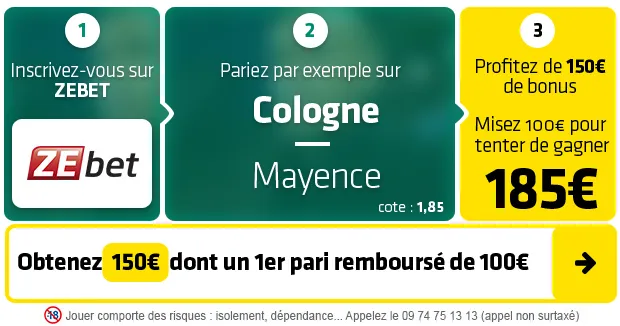 Pronostic Cologne Mayence : Analyse, prono et cotes du match de Bundesliga