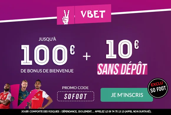 10€ GRATUIT sans sortir la CB + 100€ de Bonus offerts chez VBET pour le retour de la Bundesliga !
