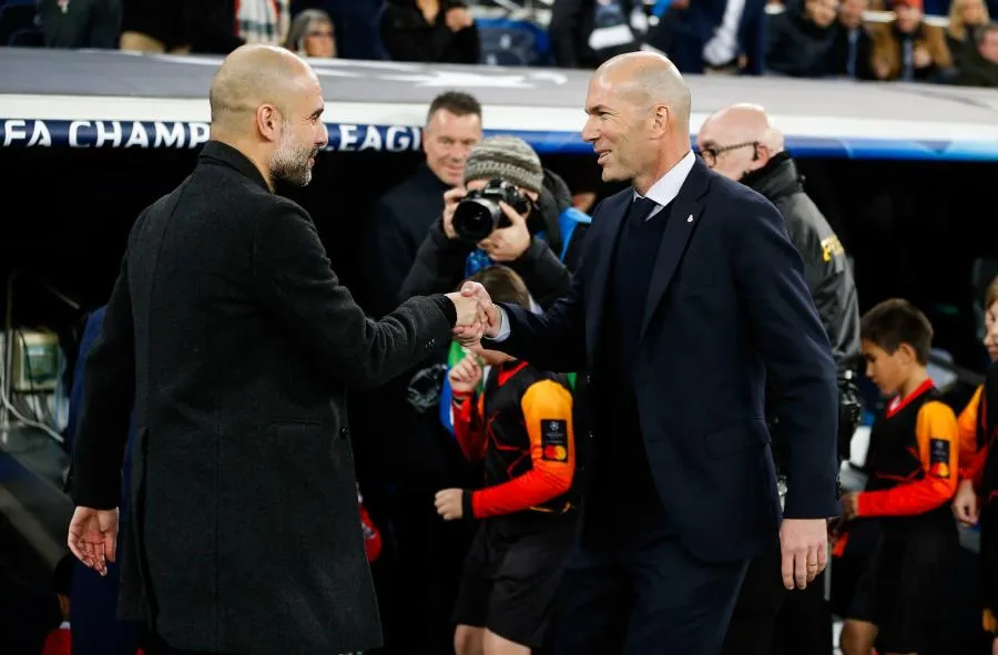 Guardiola lance des fleurs à Zidane