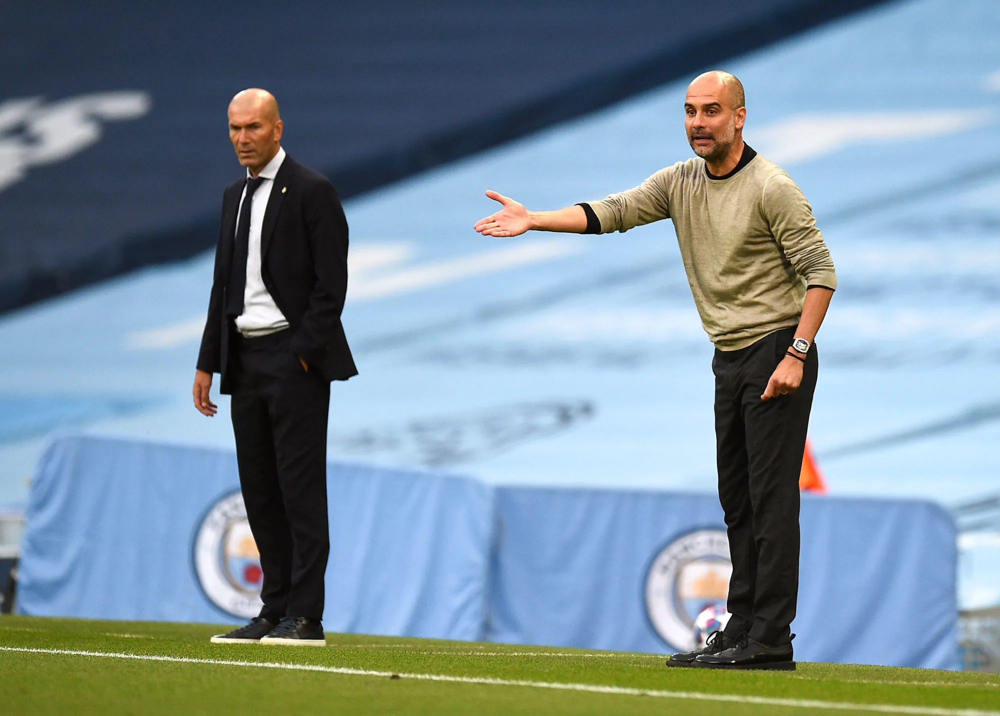 Pep Guardiola : «<span style="font-size:50%">&nbsp;</span>Pour nous, c&rsquo;est important de battre deux fois l&rsquo;équipe de Zinédine Zidane<span style="font-size:50%">&nbsp;</span>»