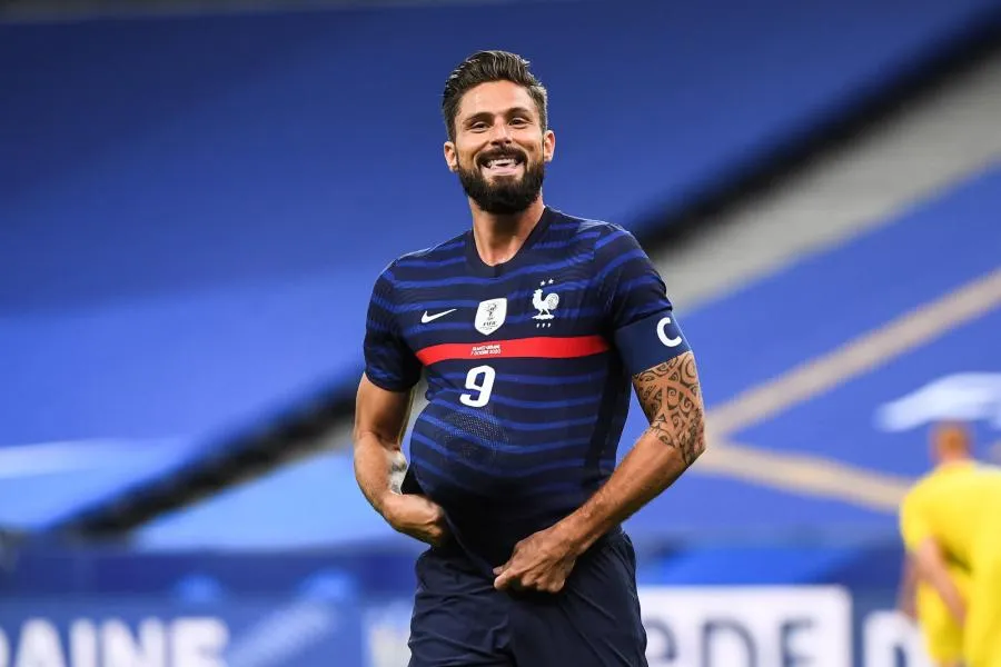Giroud : «<span style="font-size:50%">&nbsp;</span>J&rsquo;ai pensé à Platini quand j&rsquo;ai marqué<span style="font-size:50%">&nbsp;</span>»