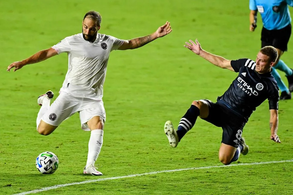 Gonzalo Higuaín débloque son compteur en MLS