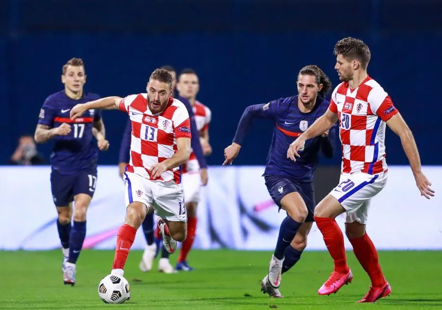 Les notes de la Croatie contre la France