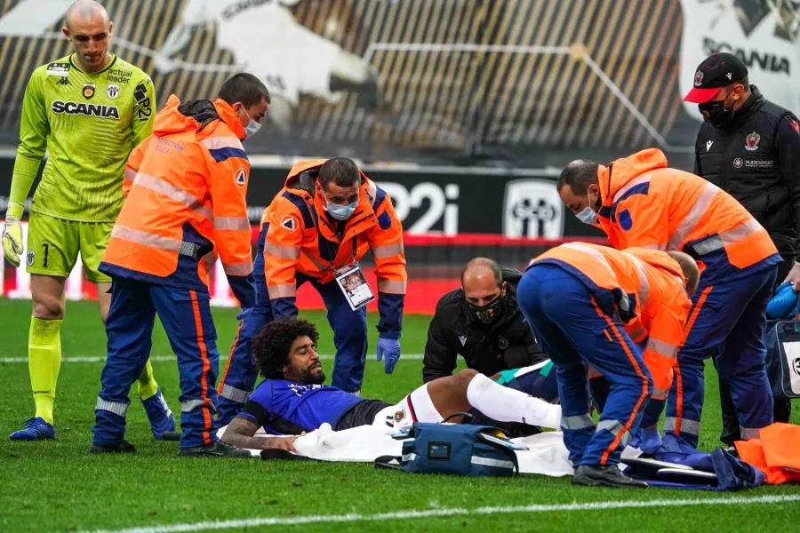 Rupture du ligament croisé pour Dante