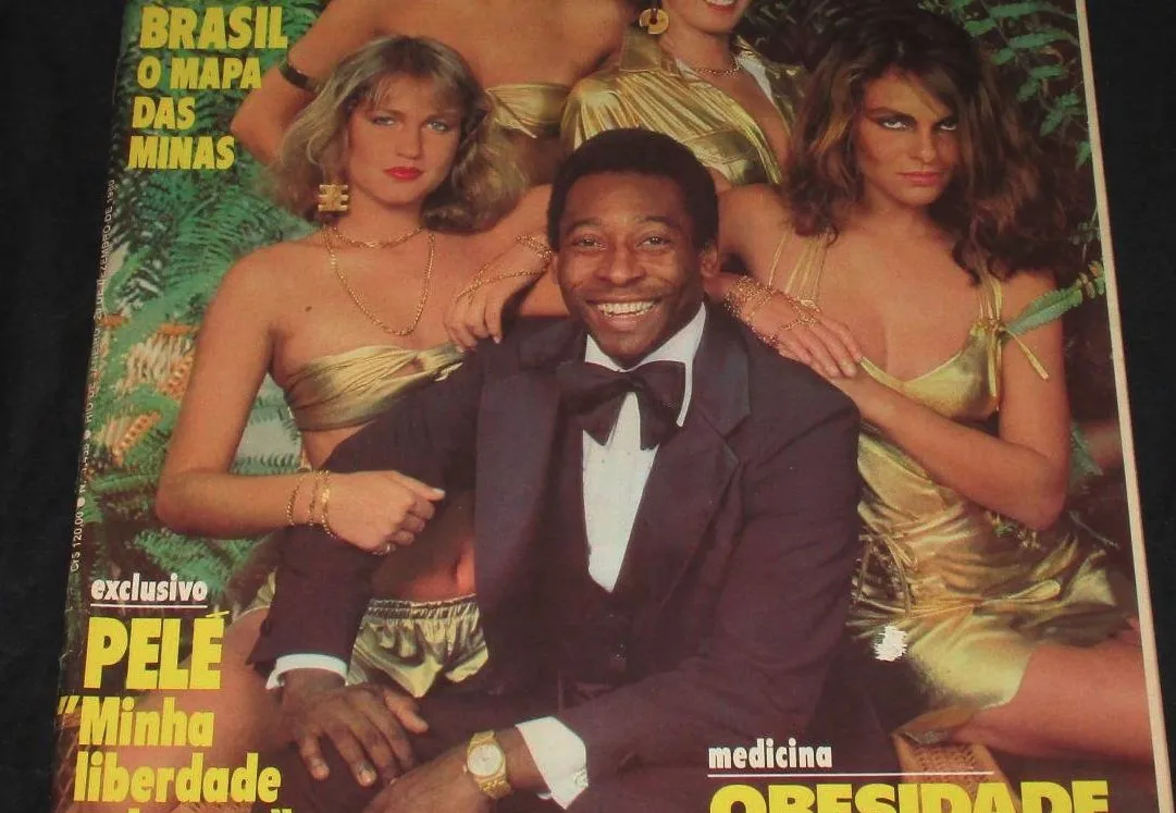 La playmate et le Roi Pelé