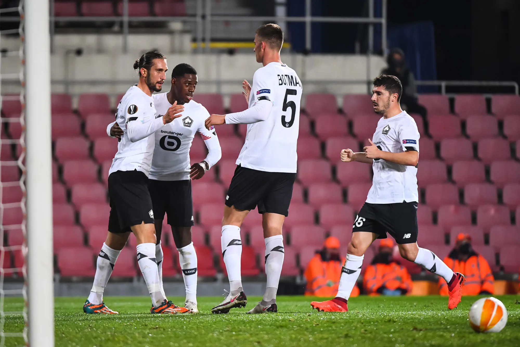 Les notes du LOSC face au Sparta Prague