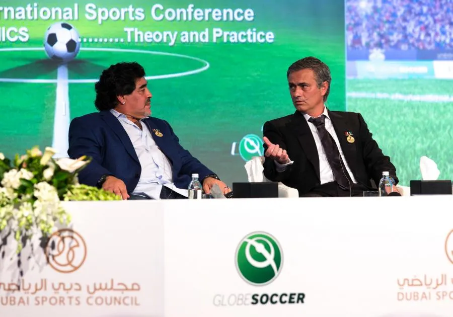 Mourinho : «<span style="font-size:50%">&nbsp;</span>Maradona m&rsquo;appelait après mes grosses défaites<span style="font-size:50%">&nbsp;</span>»