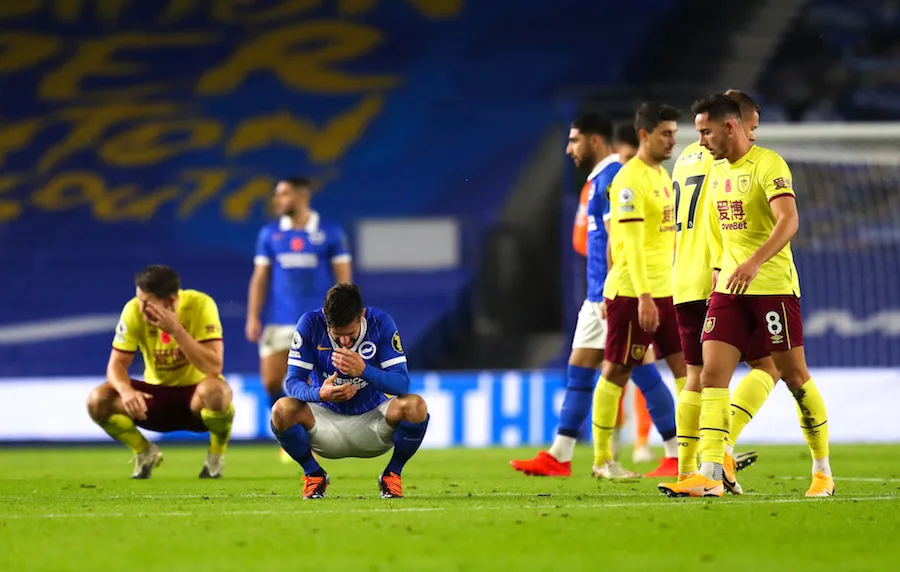 Brighton et Burnley, rois du 0-0