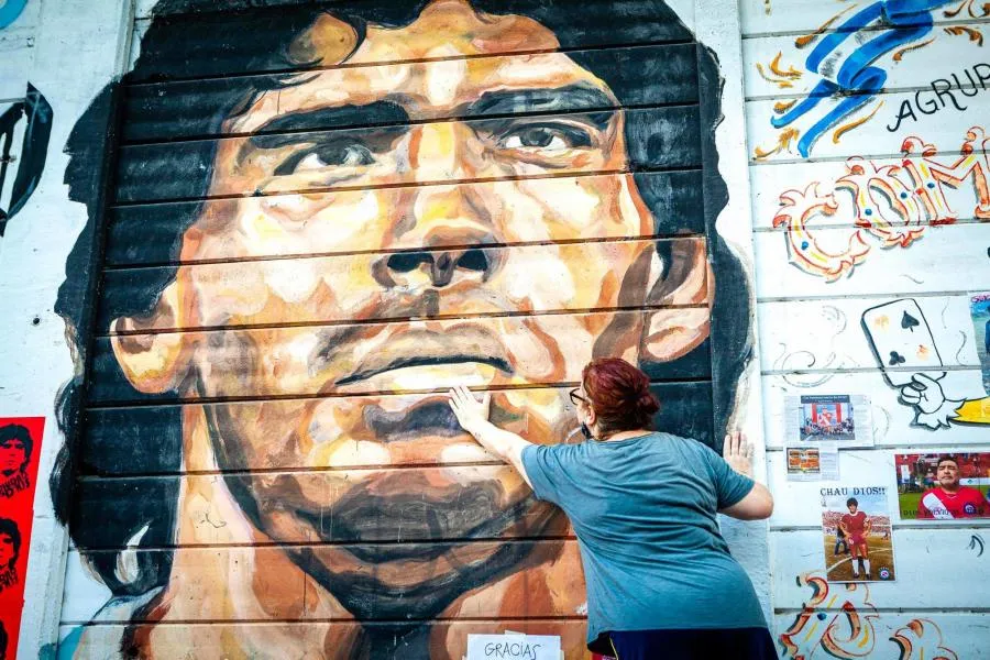 Le vibrant hommage d&rsquo;Argentinos Juniors à Maradona