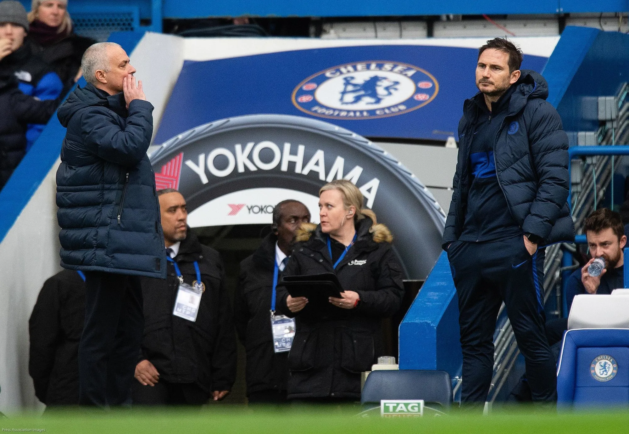 José Mourinho (Tottenham) : «<span style="font-size:50%"> </span>La pression est sur Frank Lampard<span style="font-size:50%"> </span>»