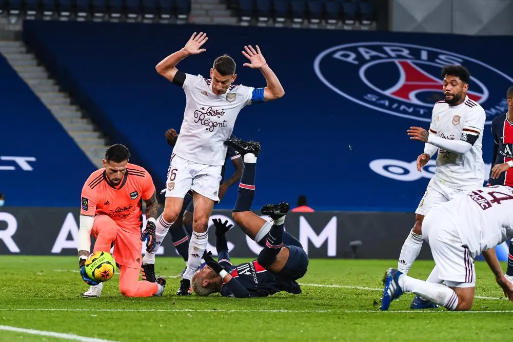 Les Girondins de Bordeaux contrarient le Paris Saint-Germain au Parc