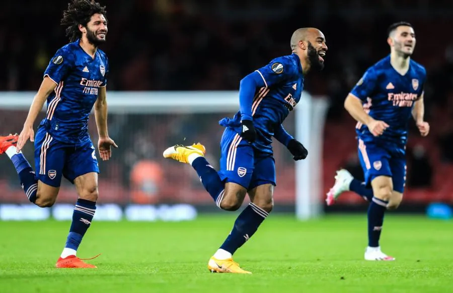 La sacoche de Lacazette contre le Rapid Vienne