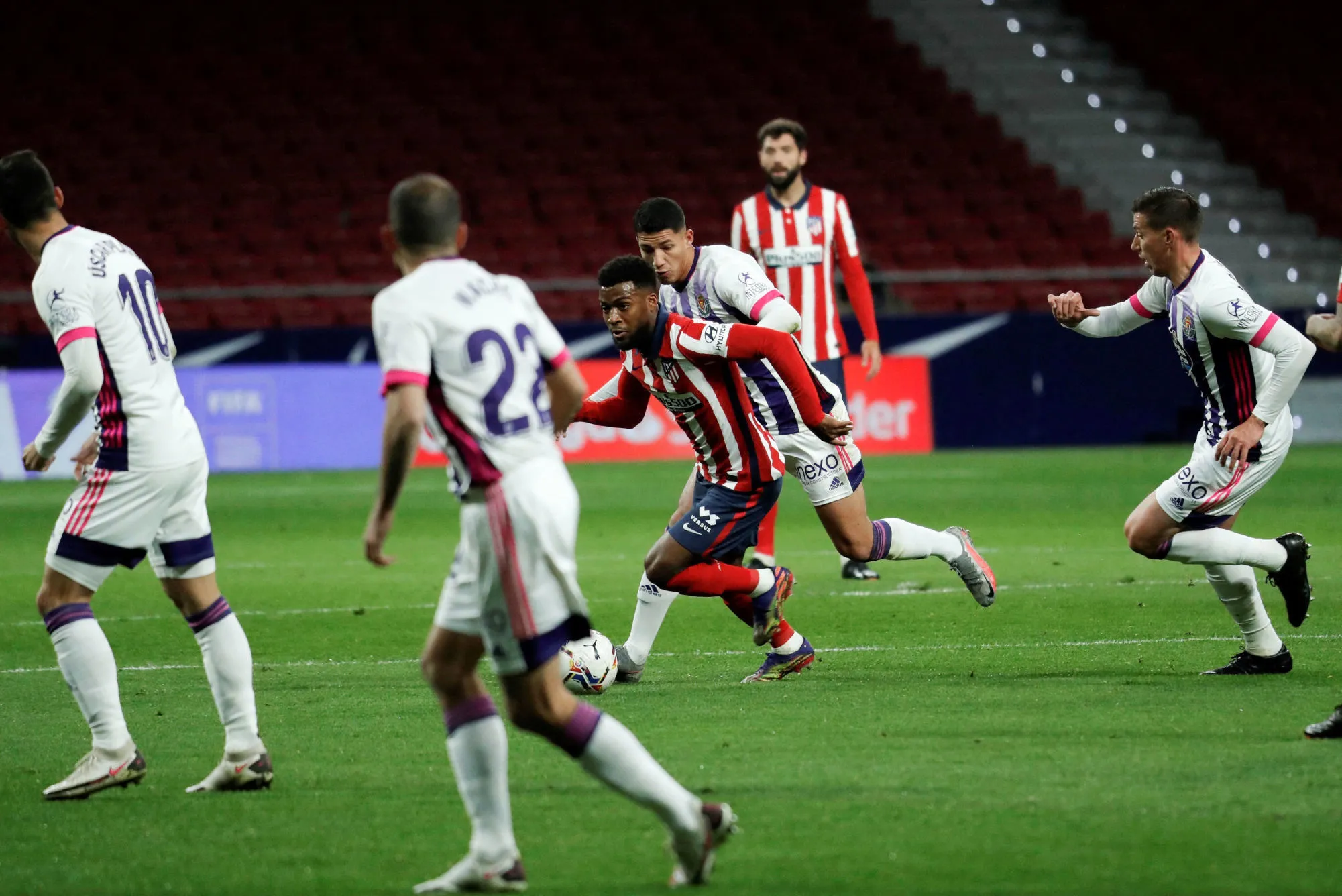 L’Atlético se replace en tête avec un Lemar buteur