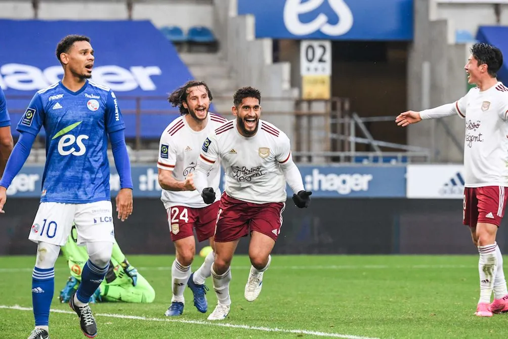 Bordeaux retrouve le sourire à Strasbourg