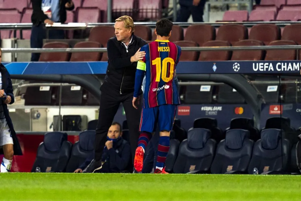Ronald Koeman : «<span style="font-size:50%">&nbsp;</span>J&rsquo;apprécie ce que Léo a dit<span style="font-size:50%">&nbsp;</span>»